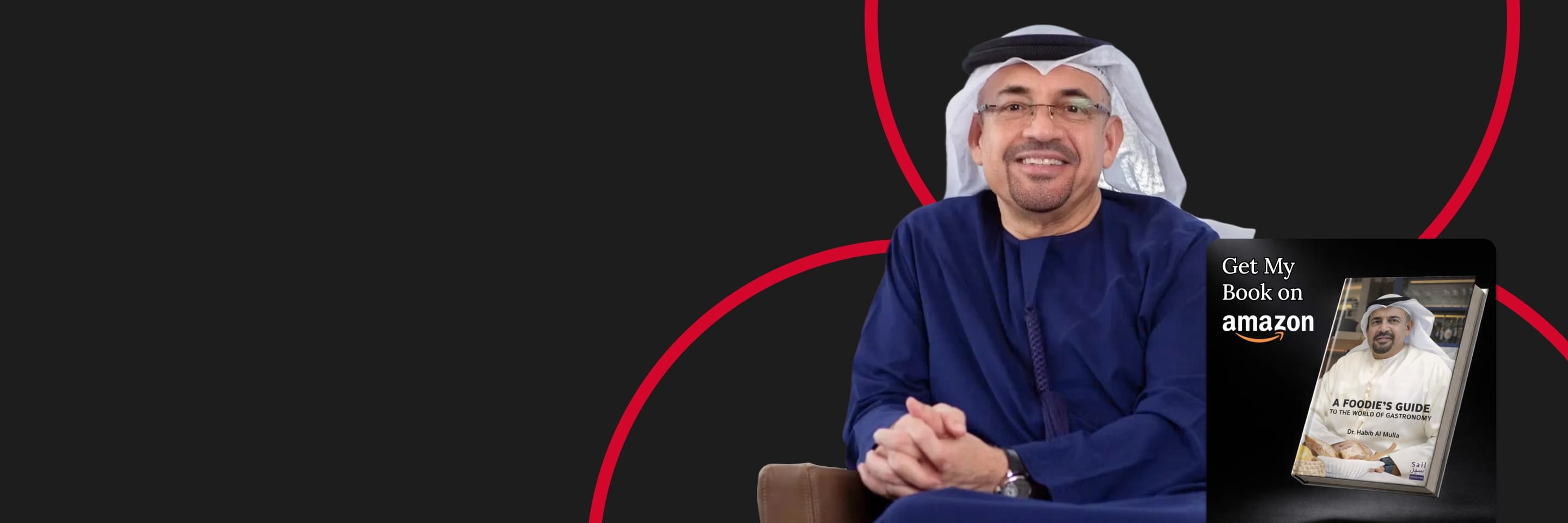 Dr.Habib with his book